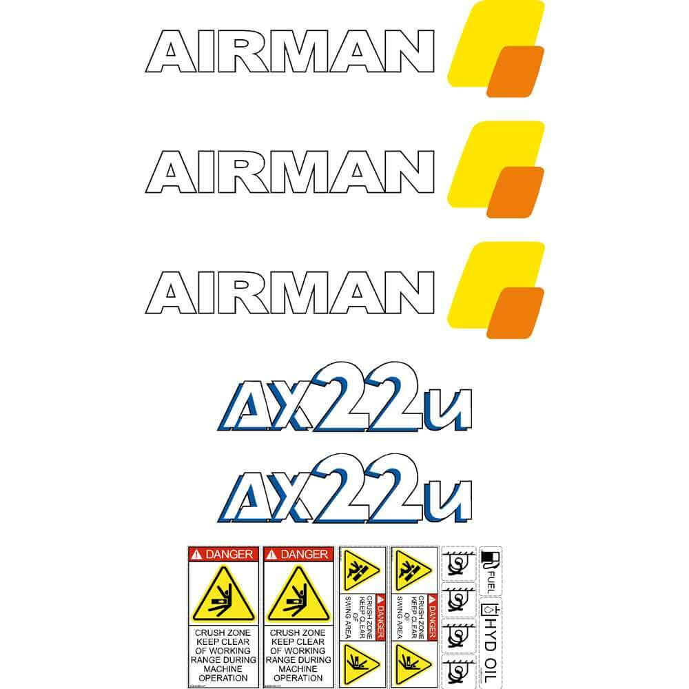 Airman AX22u-4 Decal Kit Airman AX22u-4 Decal Kit