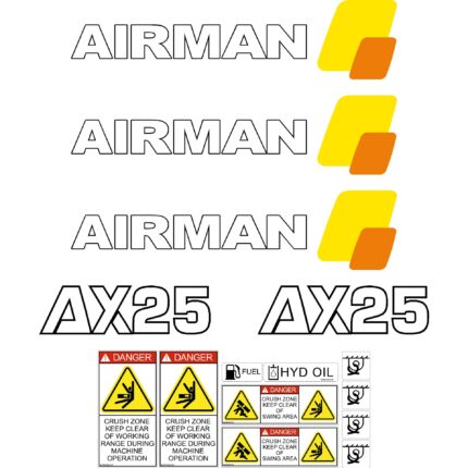 Airman AX25-2 Decal Kit