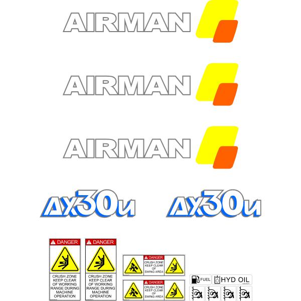 Airman AX30U-5 Decal Kit