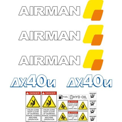 Airman AX40u-4 Decal Kit