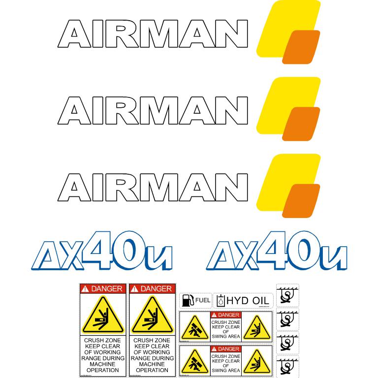 Airman AX40u-4 Decal Kit