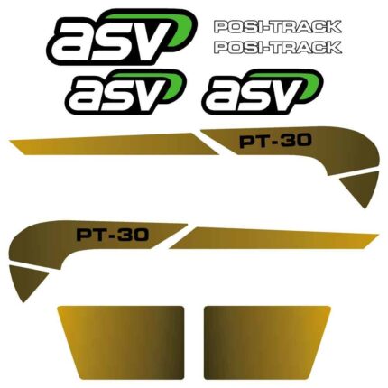 ASV PT30 Decal Kit