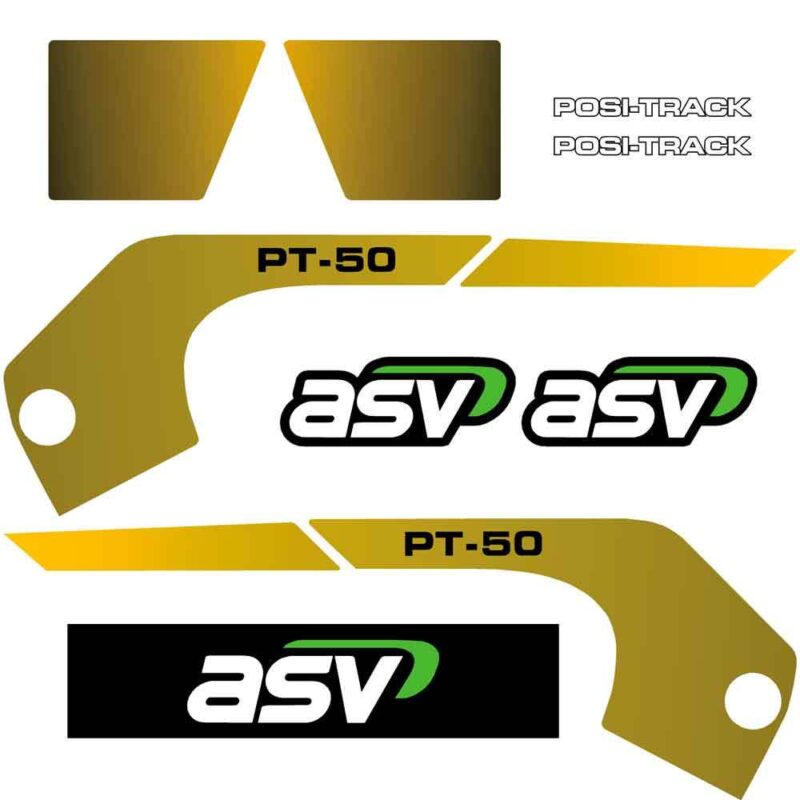 ASV PT50 Decal Kit