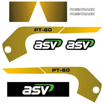 ASV PT60 Decal Kit