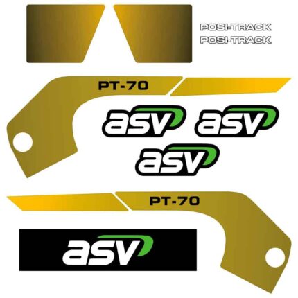 ASV PT70 Decal Kit