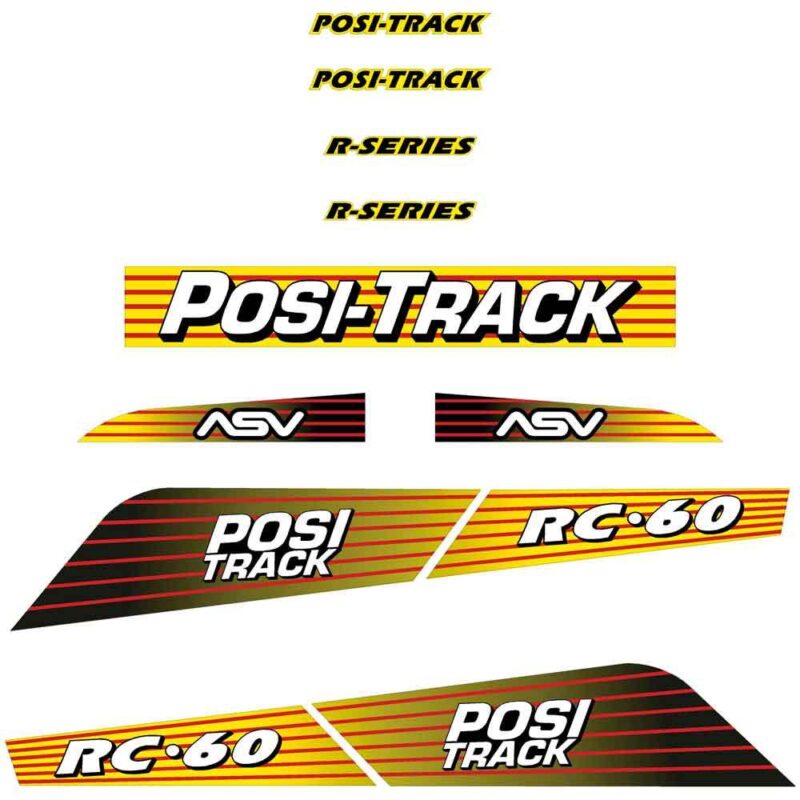 ASV RC60 Decal Kit