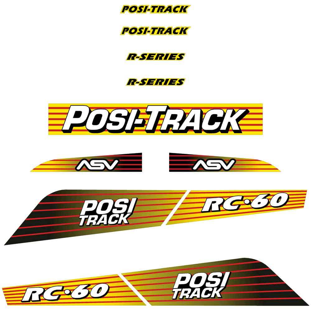 ASV RC60 Decal Kit ASV RC60 Decal Kit