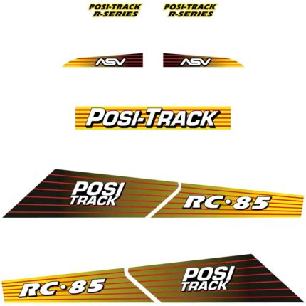 ASV RC85 Decal Kit