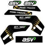 ASV RT120 Decal Kit