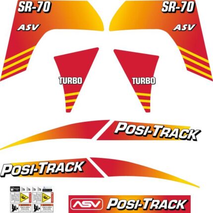 ASV SR70 Decal Kit