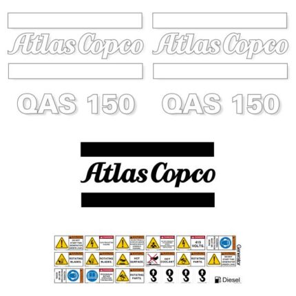 Atlas Copco QAS150 Decal Kit