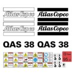 Atlas Copco QAS38 Decal Kit