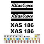 Atlas Copco XAS186 Decal Kit