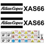 Atlas Copco XAS66 Decal Kit