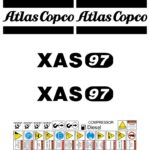 Atlas Copco XAS97 Decal Kit