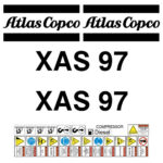 Atlas Copco XAS97 Decal Kit