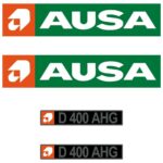 Ausa D400 AHG Decal Kit