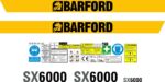 Barford SX6000 Decal Kit