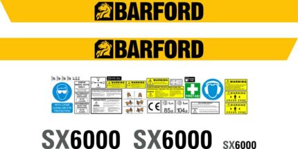Barford SX6000 Decal Kit