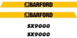 Barford SX9000 Decal Kit
