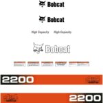 Bobcat 2200 Decal Kit