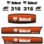 Bobcat 316 Decal Kit
