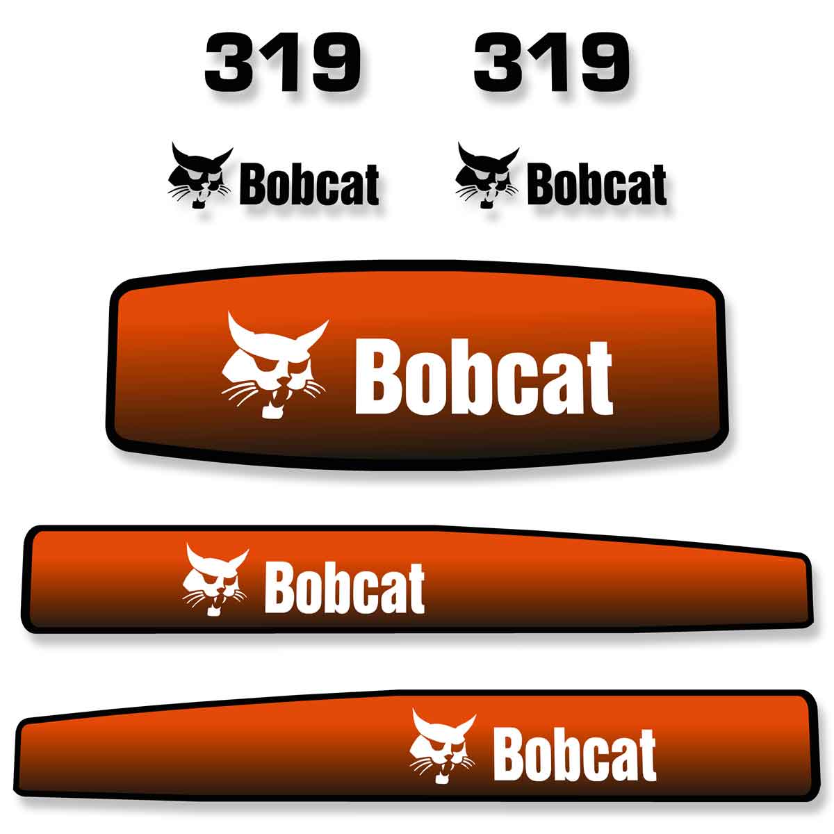 Bobcat 319 Decal Kit Bobcat 319 Decal Kit