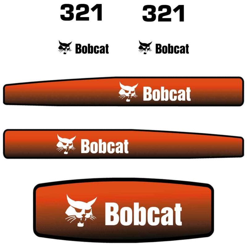 Bobcat 321 Decal Kit