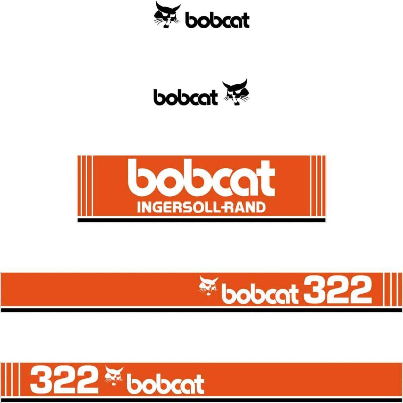 Bobcat 322 X Style Decal Kit