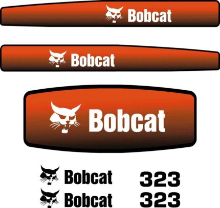 Bobcat 323 Decal Kit