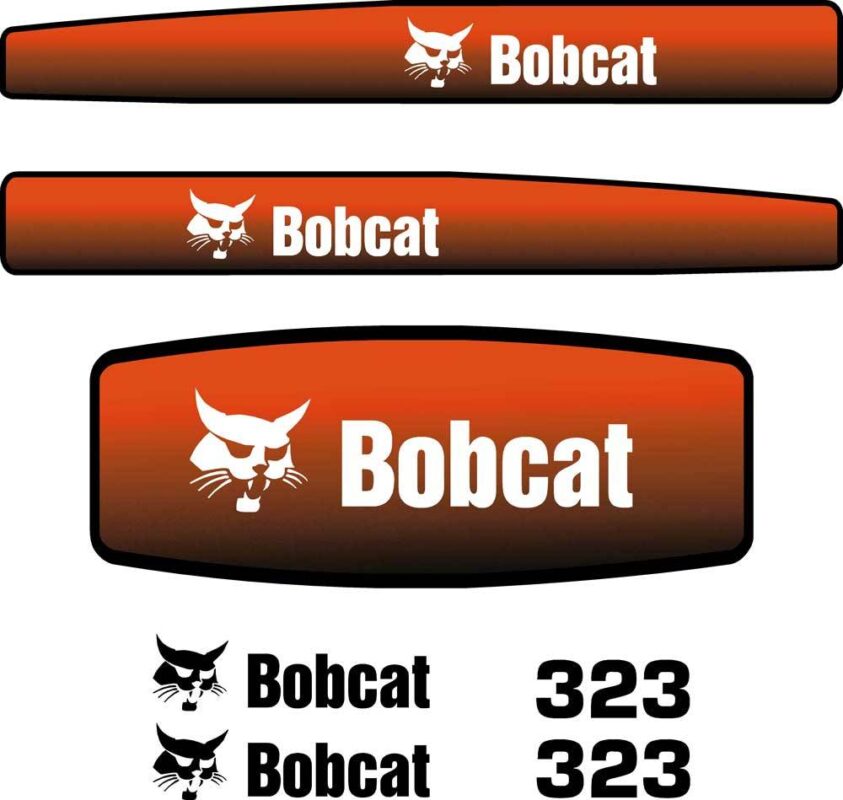 Bobcat 323 Decal Kit