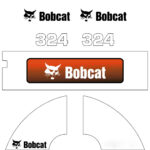 Bobcat 324 Later Style Decal Kit