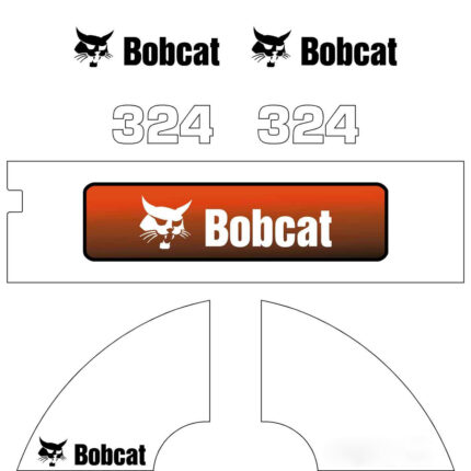 Bobcat 324 Later Style Decal Kit
