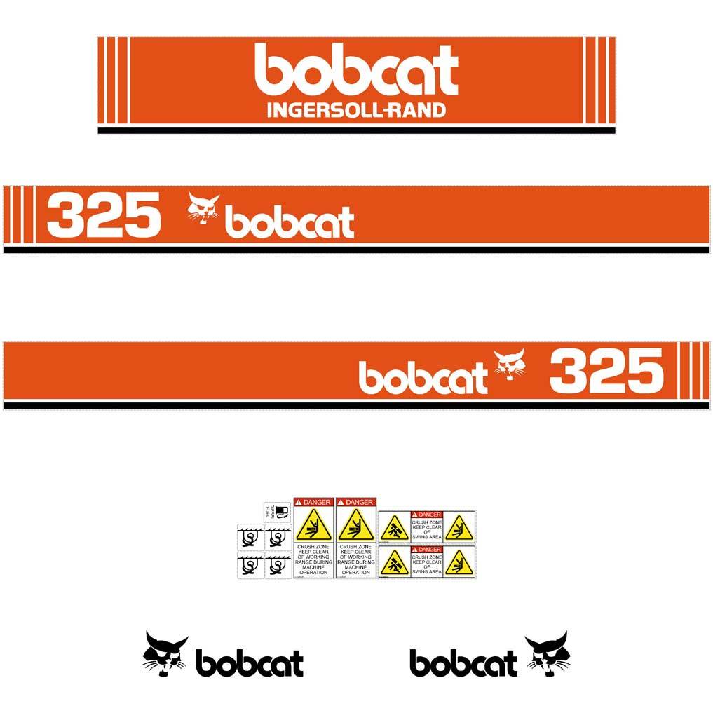 Bobcat 325 X Decal Kit Bobcat 325 X Decal Kit
