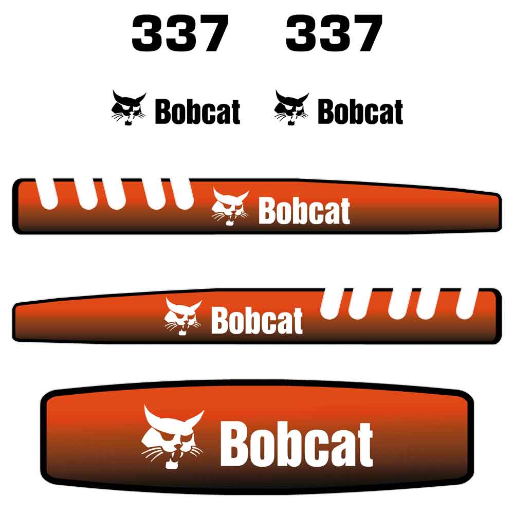 Bobcat 337 Decal Kit Bobcat 337 Decal Kit