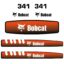 Bobcat 341 Decal Kit