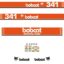 Bobcat 341 X Decal Kit