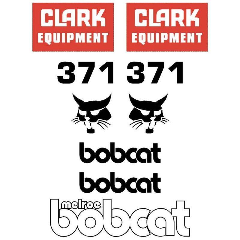 Bobcat 371 Decal Kit