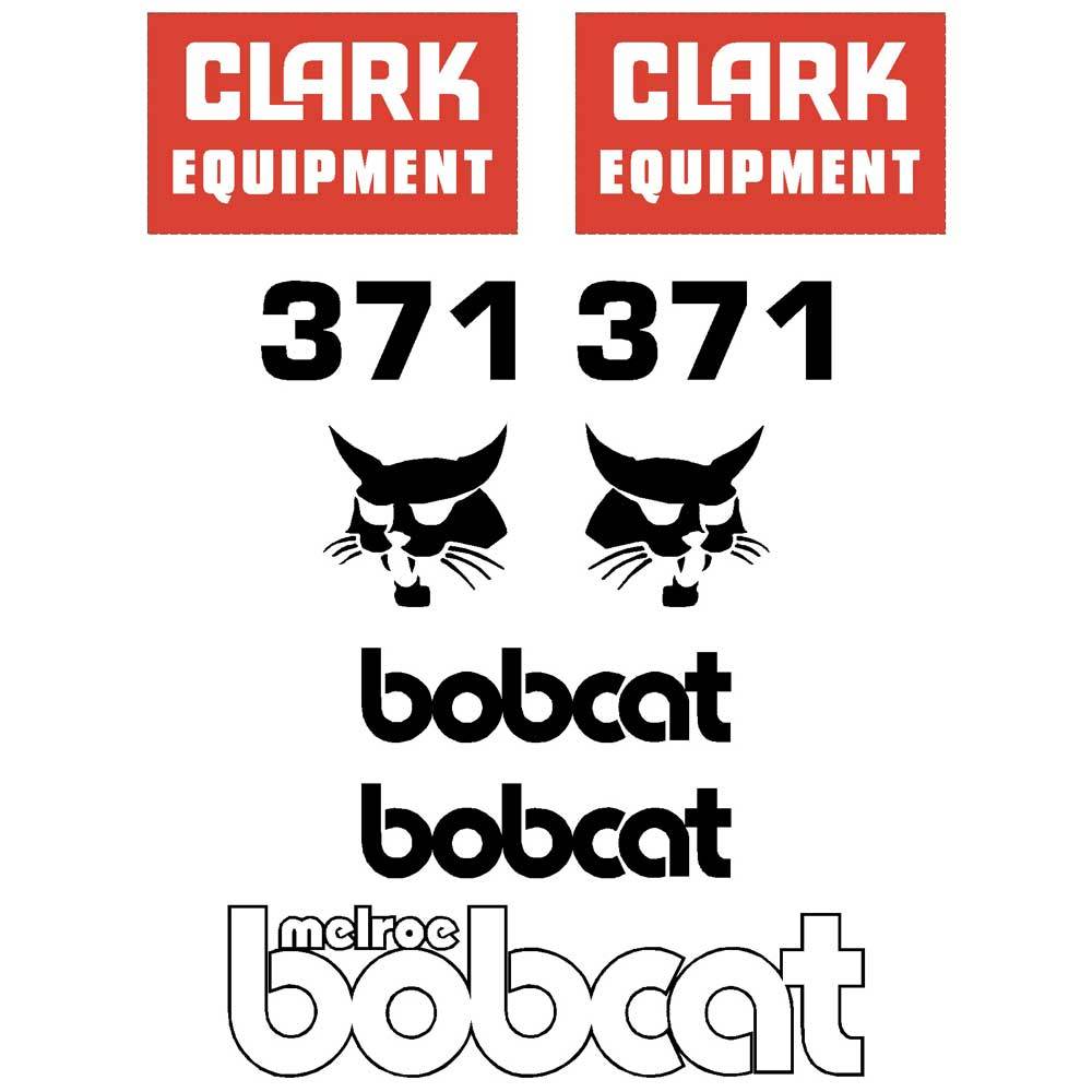 Bobcat 371 Decal Kit Bobcat 371 Decal Kit