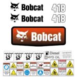 Bobcat 418 Decal Kit