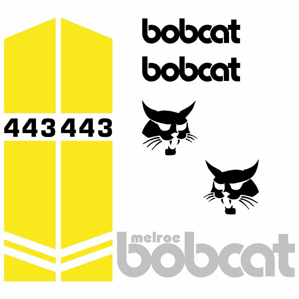 Bobcat 443 Decal Kit Bobcat 443 Decal Kit