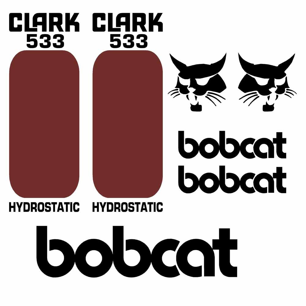 Bobcat 533 Decal Kit Bobcat 533 Decal Kit