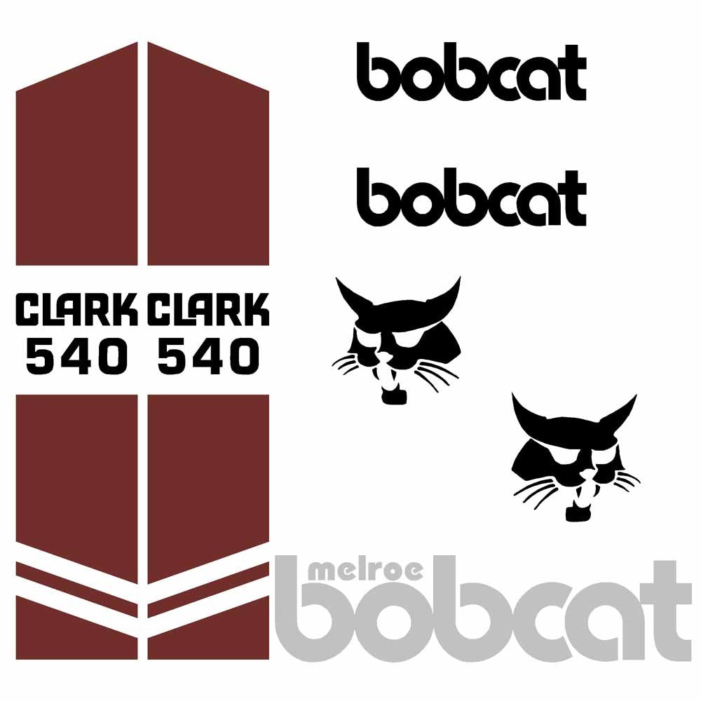 Bobcat 540 Decal Kit Bobcat 540 Decal Kit