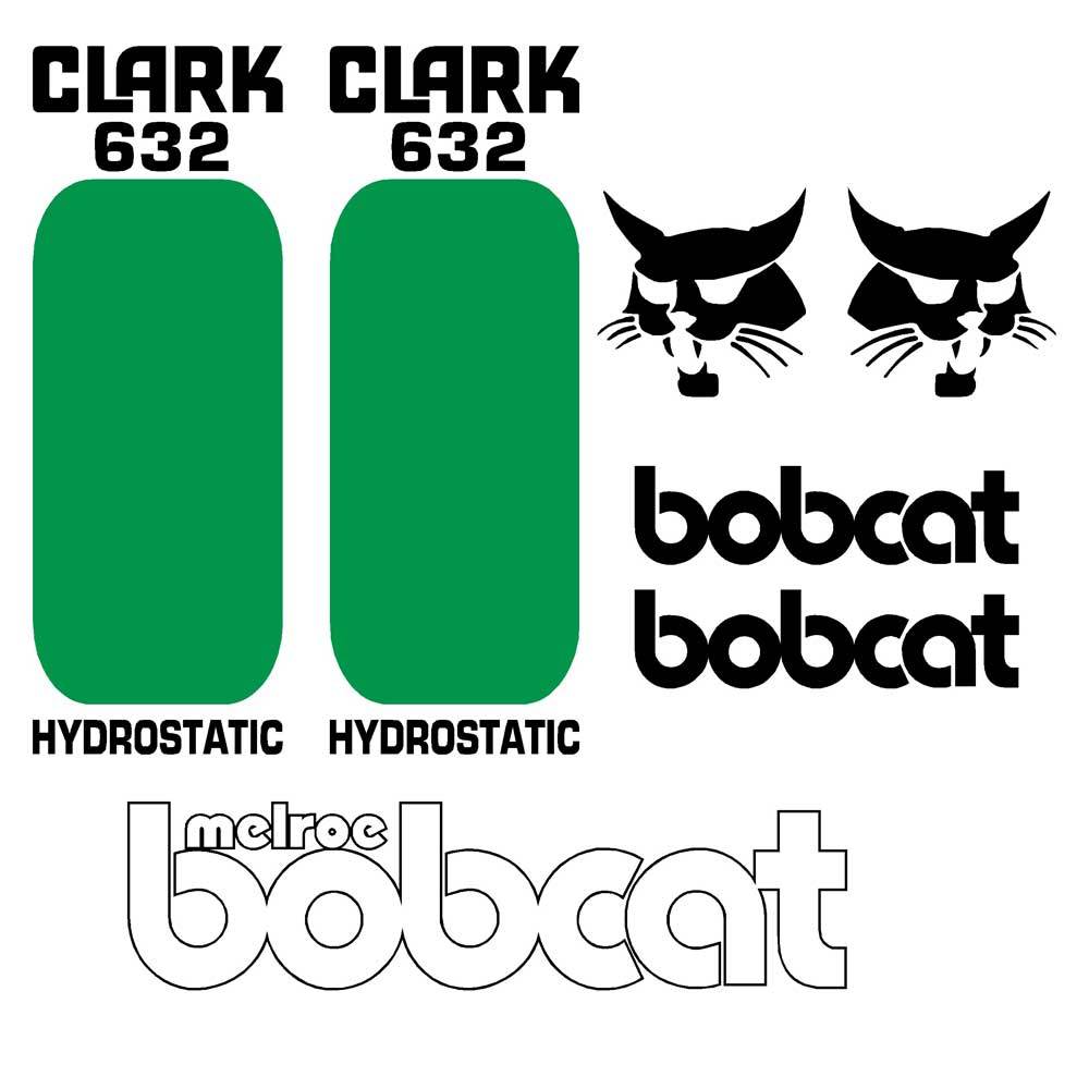 Bobcat 632 Decal Kit Bobcat 632 Decal Kit