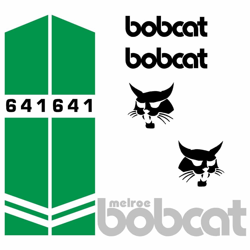 Bobcat 641 Decal Kit Bobcat 641 Decal Kit