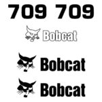 Bobcat 709 Decal Kit -Skid Steer Attachment