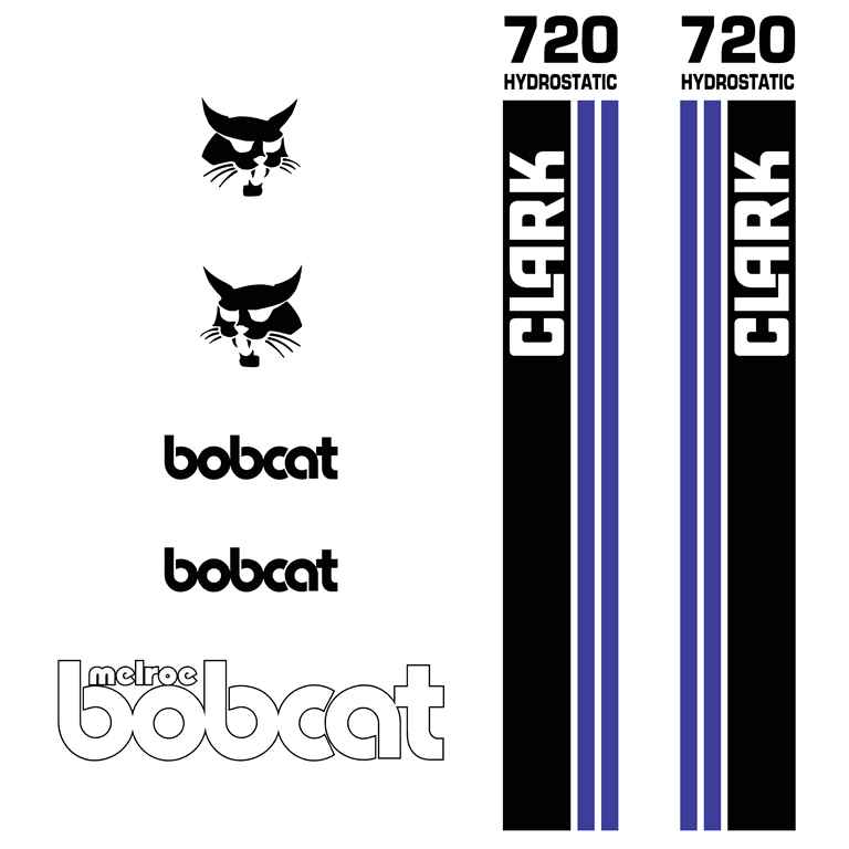 Bobcat 720 Decal Kit Bobcat 720 Decal Kit
