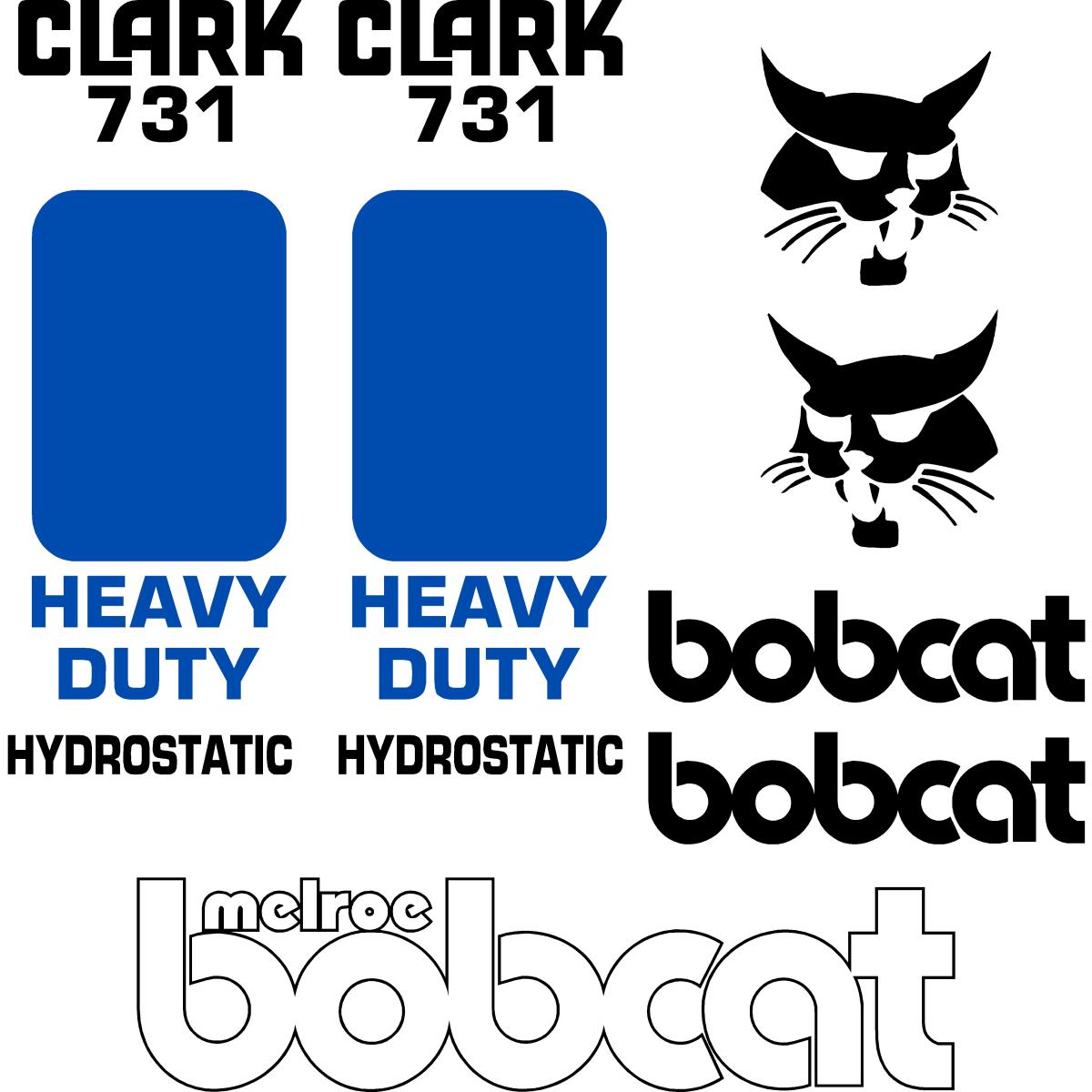 Bobcat 731 Decal Kit Bobcat 731 Decal Kit
