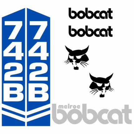 Bobcat 742B Decal Kit