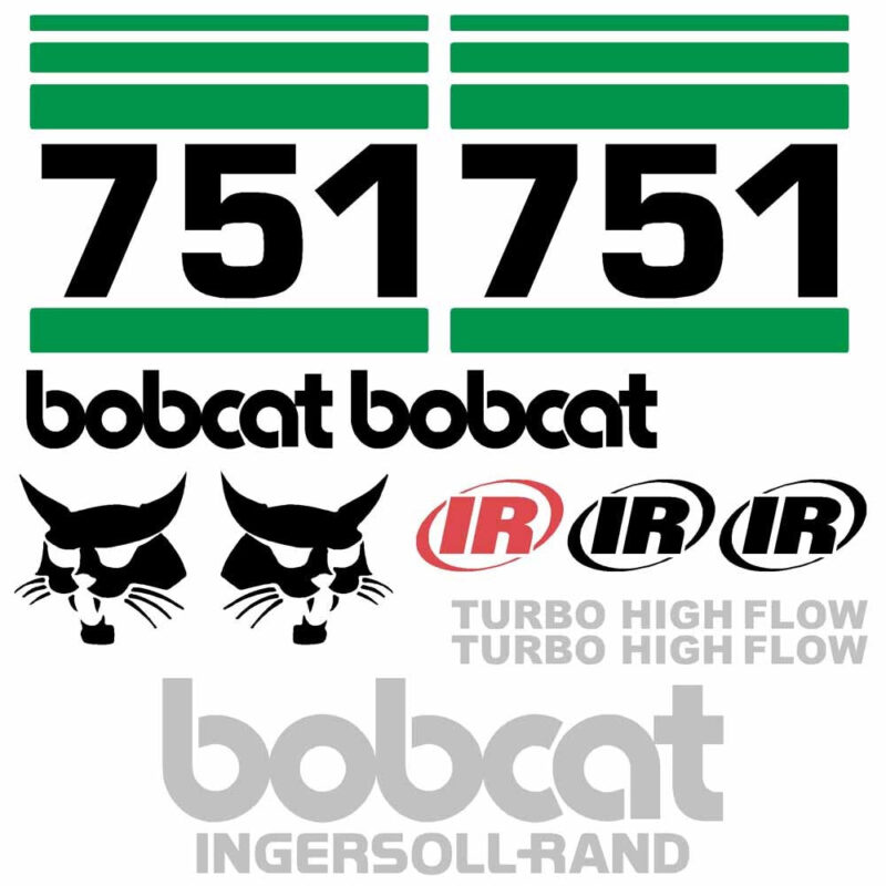 Bobcat 751 Decal Kit - Skid Steer (4)